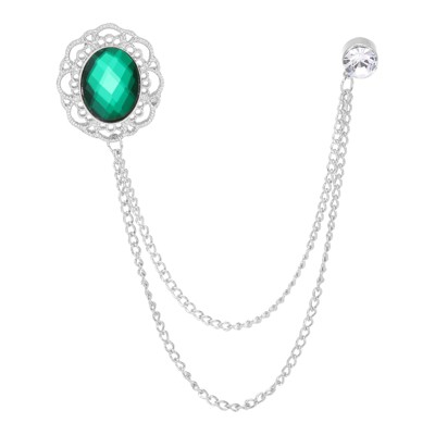 silver tone (green)