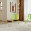 Gulches 4-Pack Modern Striped Color Block Chairs ¨C Indoor/Outdoor, Sturdy Legs, for Living Room/Balcony/Caf¨¦/Terrace - 3 of 4