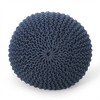 COWLOWN Knitted Cotton Round Pouf, Versatile Ottoman & Floor Cushion - 4 of 4