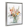 Stupell Industries Warm Summer Floral Bouquet Floating Frame Canvas Art - 2 of 4