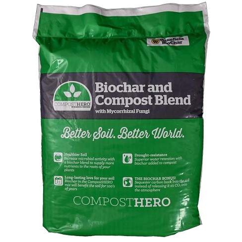 Wakefield HERO Blend 1 Cubic Foot Biochar Organic Garden Compost Bag with Mycorrhizal Fungi - image 1 of 4