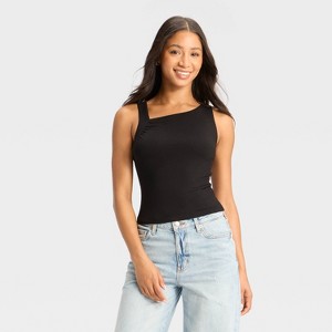 Women's Asymmetrical Hem Tank Top - Wild Fable™ - 1 of 3
