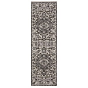 Oriental Weavers Chamberlain CH10L Grey/ Ivory Indoor Area Rug - 2'3" x 7'6" - 1 of 4