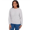 Alfred Dunner Women's Cable Chenille Pullover Sweater - 3 of 4