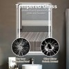 PAGED Wall Mounted Bathroom Mirror, Vanity Mirror with Front Lights, Anti-Fog Frameless Make Up Mirror for Bathroom - 4 of 4