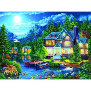 Sunsout House Near the Lake 1000 pc   Jigsaw Puzzle 42908 - 1 of 4