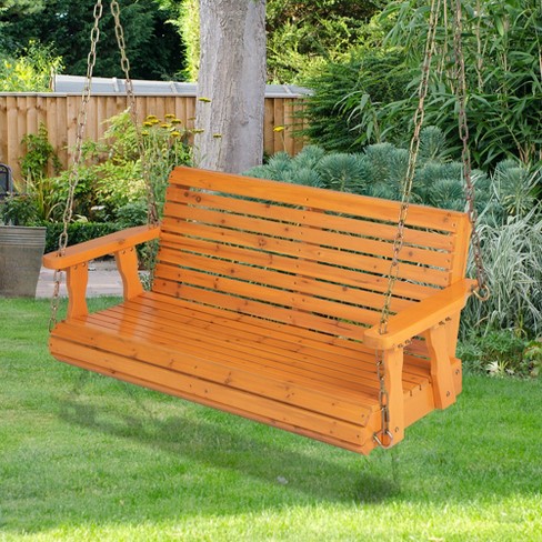 Hanging outdoor bench sale