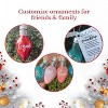 4E's Novelty 12 Pack Glass Fillable Light Bulb Shaped Ornament - 4" DIY Christmas Ornaments Set, Food Grade Clear Ornament & Clear Christmas Bulbs - 4 of 4