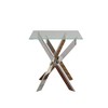PAGED Round Dining Table Modern Kitchen Table with Metal Base, 33.5" Coffee Table for Dining Room, Living Room - 3 of 4