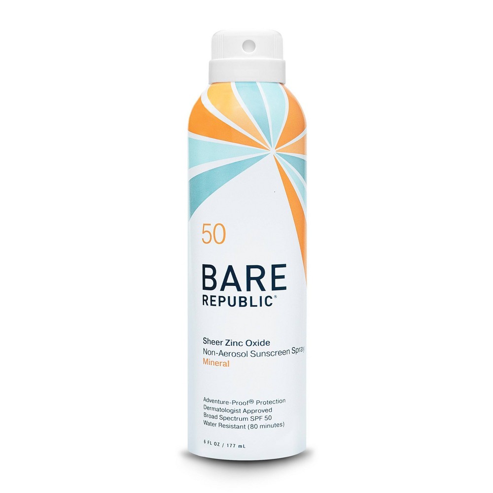 Photos - Sun Skin Care Bare Republic Mineral Sunscreen Vanilla Coco Spray SPF 50 - 6.0 fl oz