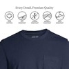 Lands' End Men's Super-T Short Sleeve T-Shirt with Pocket - 4 of 4