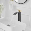 BWE Waterfall Single Hole Single Handle Bath Vessel Sink Faucet With Pop Up Drain Without Overflow - 3 of 4