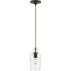 Livex Lighting Avery 1 - Light Pendant in  Black/Brushed Nickel - 2 of 4