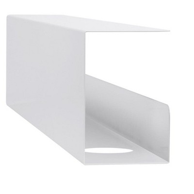 White Steel Under Desk Cable Tray with Power Supply Management
