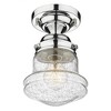 Z-Lite Vaughn 1 - Light Flush Mount in  Chrome - 3 of 4