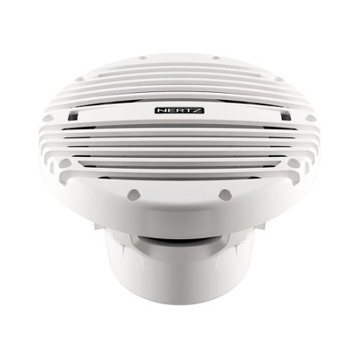 Hertz HMS-10-B 10" 250 Watts RMS 4-Ohm Marine Infinite Baffle Subwoofer, White