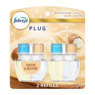 Febreze Plug Dual Refill Air Freshener - Soothe & Restore - 1.75 fl oz/2ct