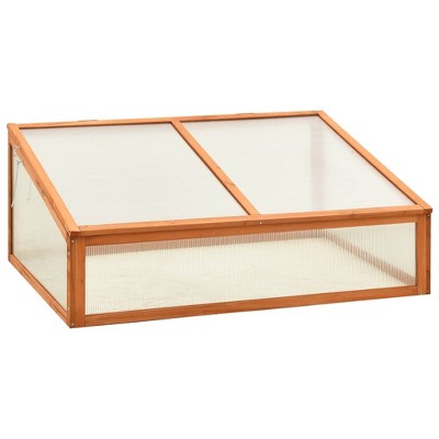 vidaXL Greenhouse 39.4x25.6Inchx15.7Inch FirwoodInch