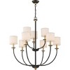 Audley Old Bronze Chandelier - 3 of 4