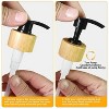 LunaLulinlk Glass Soap Dispenser Set, Contains Hand Soap and Dish Soap Dispenser(Black & White) - 3 of 4