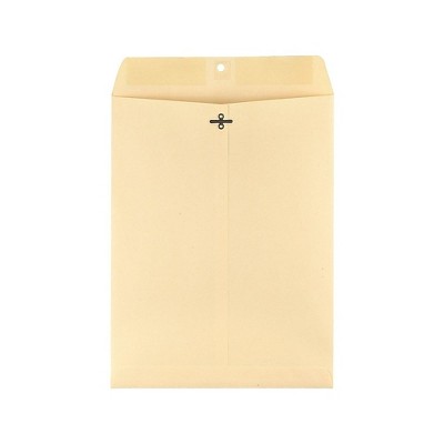 Staples Hvywt Clasp Moistenable Glue Catalog Envelopes 10"Lx13"H Manila 100/BX 122069