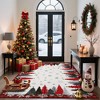 Washable Christmas Rug Ultra-Soft Holiday Decorative Bedroom Carpet - 2 of 4