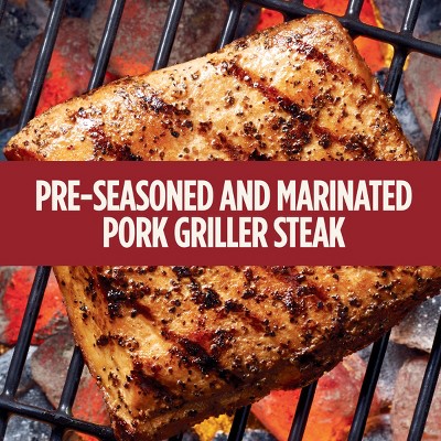 Tyson Seasoned Steakhouse Pork Griller Steak - 12oz
