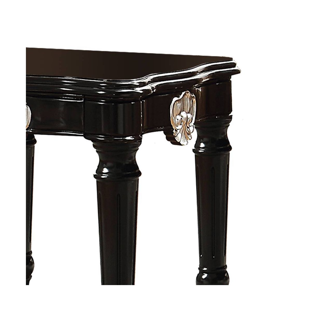 Acme Furniture Ernestine Accent Table Black - thumbnail 3