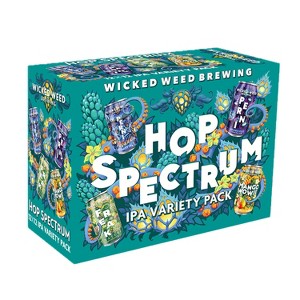 Wicked Weed Hop Spectrum Variety Pack 12pk/12 Fl Oz Cans - 1 of 4