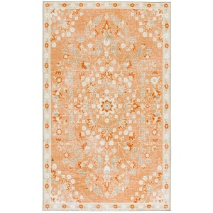 Martha Stewart Floral MSRW184  Machine Washable Skid-Resistant Power Loomed Indoor Rugs - Remove - 1 of 4