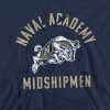 Us Naval Academy Official Usna Midshipmen Logo Adult Pull-Over Hoodie, Navy - 2 of 4