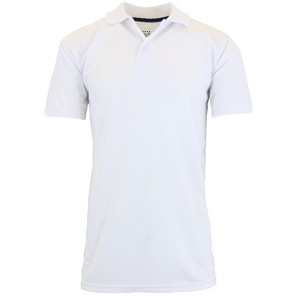 Galaxy By Harvic Men's Tagless Dry-Fit Moisture-Wicking Polo Shirt - 1 of 2
