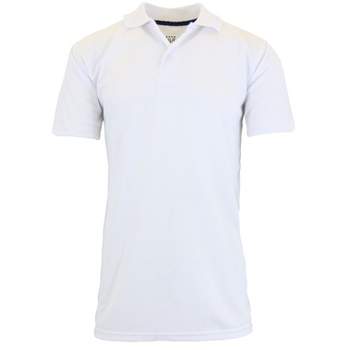 Galaxy By Harvic Men's Tagless Dry-Fit Moisture-Wicking Polo Shirt