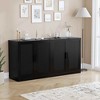 Lirago Accent Storage Cabinet Medicine Cabinets 31*31 Black - 3 of 4