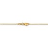 Black Bow Jewelry 0.85mm 14k Yellow Gold Diamond Cut Solid Cable Chain Necklace - 4 of 4