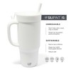 Silipint: 32oz Silicone Humbler W/ Lid & Straw, Classic White - 2 of 4