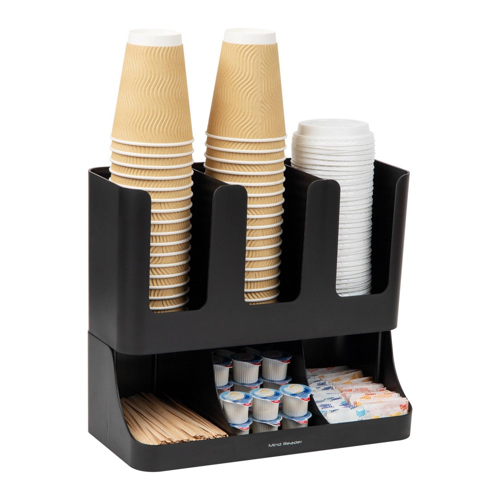 Photos - Coffee Makers Accessory Mind Reader Cup and Condiment Station Black