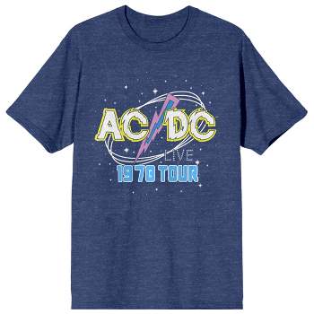 Acdc We Salute You North American Tour 1982 Men\'s Athletic Heather T-shirt  : Target