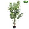 5 Ft Tall Artificial Palm Tree, Fake Tropical Palm Tree, Adjustable, for Home Office Living Room Decor - 2 of 4