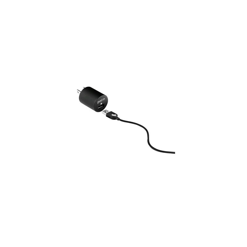 OEM Palm Micro USB Travel Charger with USB Cable - Black, 1 of 2