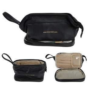 Unique Bargains Double Layer Makeup Bag 1 Pc - 1 of 4