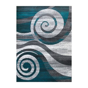 Masada Rugs Stephanie Collection Area Rug with Modern Contemporary Design 1103 - 1 of 4