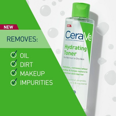 CeraVe Hydrating Toner for Face, Alcohol Free Facial Toner for Normal to Dry Skin - 6.8 fl oz_5