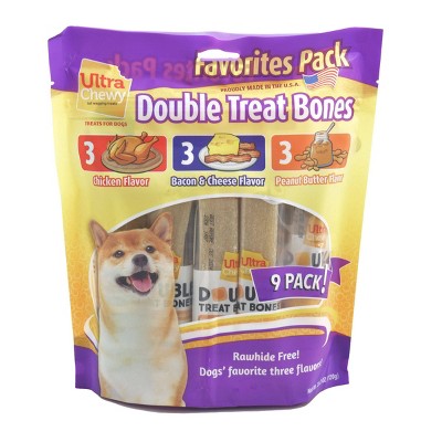 Double shop treat bone