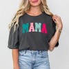 Simply Sage Market Women's Bright Mama Block Short Sleeve Garment Dyed Tee - 2 of 2
