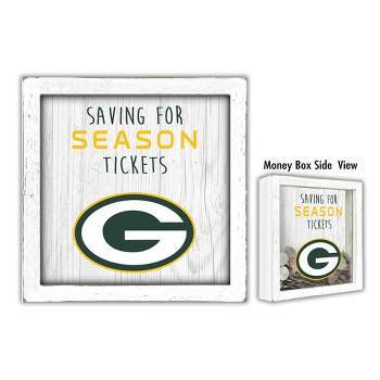 NFL Green Bay Packers Saving for Tickets Money Box