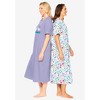 Dreams & Co. Plus Size 2-Pack Long Sleepshirts - 4 of 4