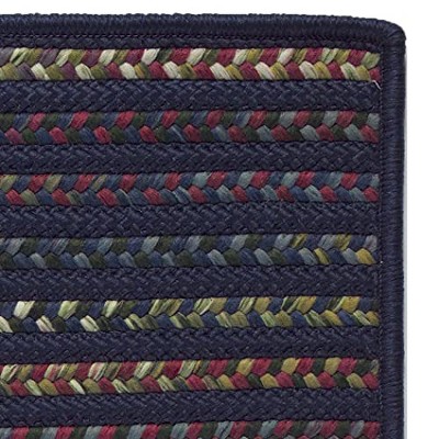 Colonial Mills Navajo Braided Rug, Navy 5x5, Square Shape