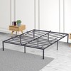 WhizMax 14 Inch Twin Metal Bed Frame, Heavy Duty Metal Platform with Metal Slats Support, No Box Spring Needed, Noise Free, Easy Assembly, Black - 3 of 4