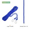 Unique Bargains Hollow Braided Polypropylene Anchor Rope with Hook for Marine Life Boat - 2 of 4